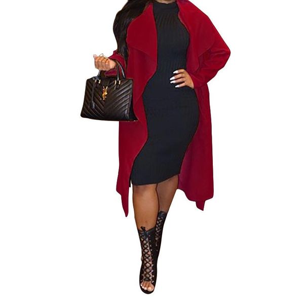 women's trench coats women autumn and winter warm casual lapel long sleeve coat for clothing fashion streetwear, Tan;black
women's trench coats women autumn and winter warm casual lapel long sleeve coat for clothing fashion streetwear, Tan;black