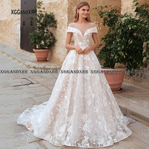 other wedding dresses xggandxrr a-line dress 2021 off the shoulder backless romantic lace appliques beach boho bridal gown vestido de noiva, White
other wedding dresses xggandxrr a-line dress 2021 off the shoulder backless romantic lace appliques beach boho bridal gown vestido de noiva, White