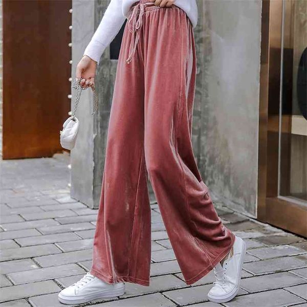 gold velvet wide-leg pants women loose casual korean was thin sports shaking autumn and winter trousers 210427, Blue
gold velvet wide-leg pants women loose casual korean was thin sports shaking autumn and winter trousers 210427, Blue