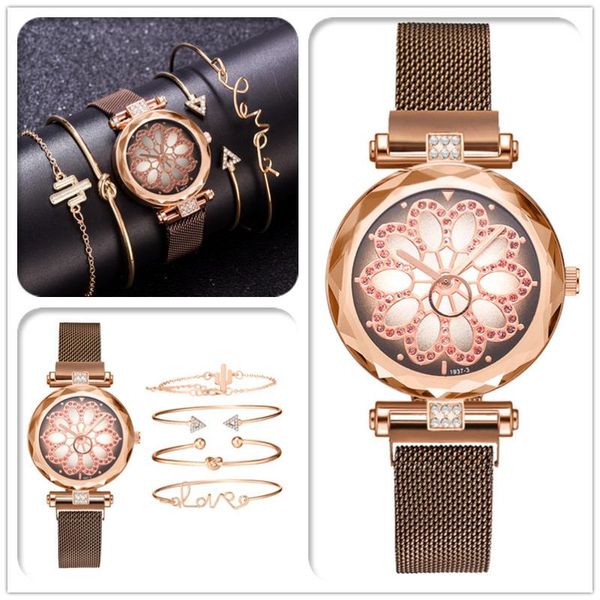 wristwatches orologio donna women watches bracelet set ladies watch casual quartz wristwatch magnetic strap zegarek damski, Slivery;brown
wristwatches orologio donna women watches bracelet set ladies watch casual quartz wristwatch magnetic strap zegarek damski, Slivery;brown