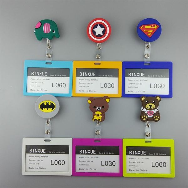 card holders binxue cartoon employee's badge colour hard cover and lanyard hang tag easy to buckle transverse, Brown;gray
card holders binxue cartoon employee's badge colour hard cover and lanyard hang tag easy to buckle transverse, Brown;gray
