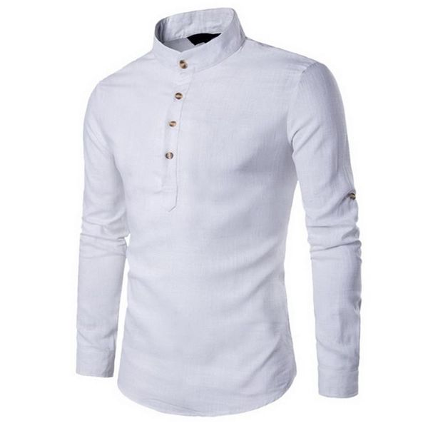 summer male traditional chinese style long sleeve casual shirt cotton linen blended mandarin collar breathable comfy shirts men's, White;black
summer male traditional chinese style long sleeve casual shirt cotton linen blended mandarin collar breathable comfy shirts men's, White;black