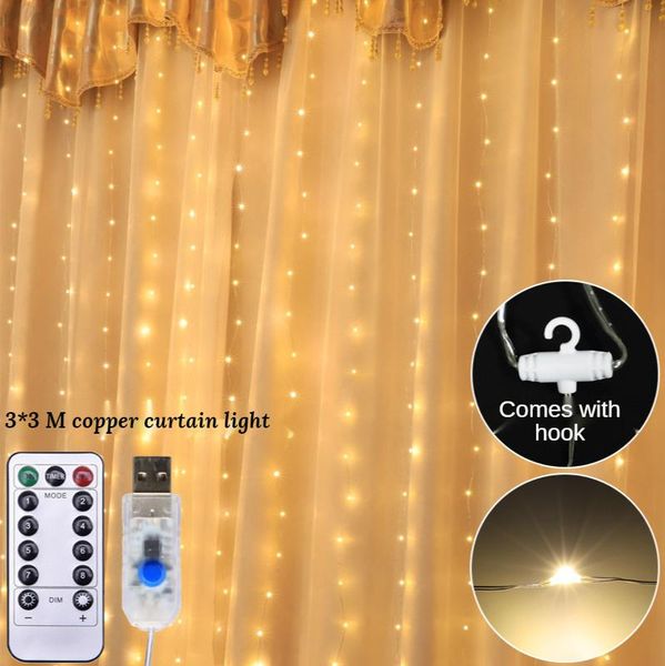 strings curtain led fairy lights with hook room christmas string decor for wedding 2022 year holiday garden decoration
strings curtain led fairy lights with hook room christmas string decor for wedding 2022 year holiday garden decoration
