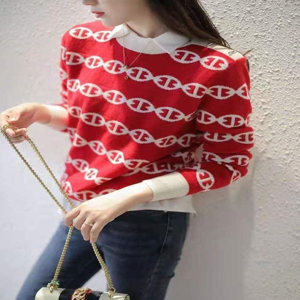 cashmere women's fashion embroidered sweater, autumn and winter, new in 2021, White;black
cashmere women's fashion embroidered sweater, autumn and winter, new in 2021, White;black