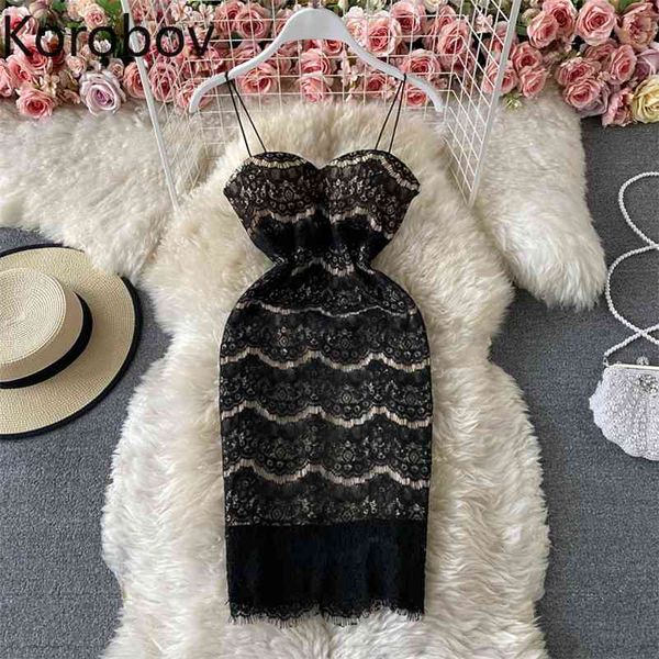 korobov new arrival lace bodycon dresses women slim waist v neck spaghetti strap dresse women summer fashion vestidos 210430, Black;gray
korobov new arrival lace bodycon dresses women slim waist v neck spaghetti strap dresse women summer fashion vestidos 210430, Black;gray