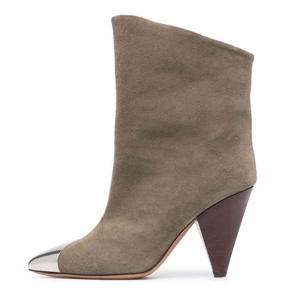 dress shoes new genuine leather short boots women metal pointed toe ladies ankle for square heels large size 43 sassy stiletto cbn, Black
dress shoes new genuine leather short boots women metal pointed toe ladies ankle for square heels large size 43 sassy stiletto cbn, Black