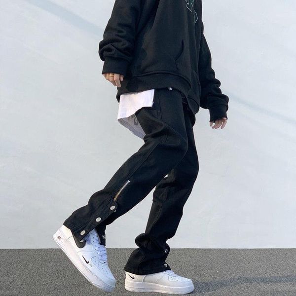 men's pants 2021 summer streetwear men jeans sweatpants casual denim high waist stylish wide leg trousers mens clothing, Black
men's pants 2021 summer streetwear men jeans sweatpants casual denim high waist stylish wide leg trousers mens clothing, Black