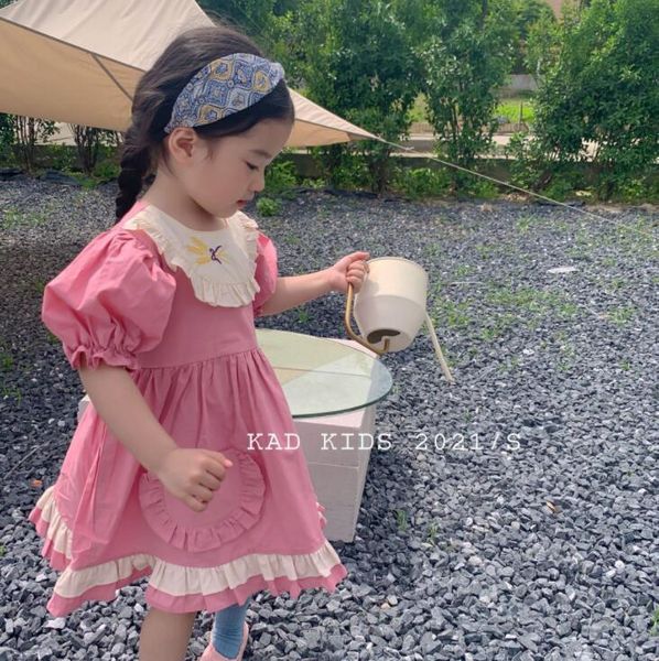style girls ruffles dress fashion summer cotton dresses 2-7 years cy952 girl's, Red;yellow
style girls ruffles dress fashion summer cotton dresses 2-7 years cy952 girl's, Red;yellow