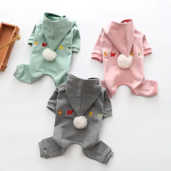 pet jumpsuit clothes dog puppy colorful warm clothing autumn winter hoodies with white hairball for small cat supplies apparel
pet jumpsuit clothes dog puppy colorful warm clothing autumn winter hoodies with white hairball for small cat supplies apparel