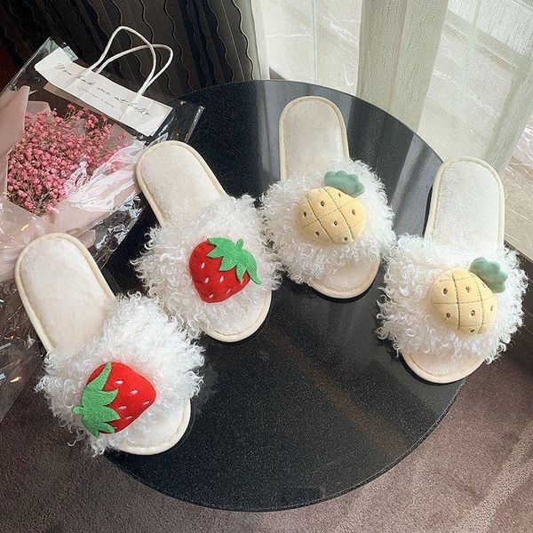 faux fur slippers mules women shoes autumn winter fruit straberry round toe ladies woman furry hairy slides, Black
faux fur slippers mules women shoes autumn winter fruit straberry round toe ladies woman furry hairy slides, Black