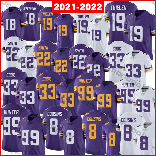 2021-2022 football jerseys 8 kirk cousins 18 justin jefferson 19 adam thielen 22 harrison smith 33 dalvin cook 99 danielle hunter, Black;red
2021-2022 football jerseys 8 kirk cousins 18 justin jefferson 19 adam thielen 22 harrison smith 33 dalvin cook 99 danielle hunter, Black;red