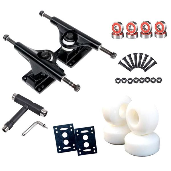 -skateboard bridge 5 inch double skateboard bracket wheel professional action hard trucks combination 95a wheels skateboarding
-skateboard bridge 5 inch double skateboard bracket wheel professional action hard trucks combination 95a wheels skateboarding