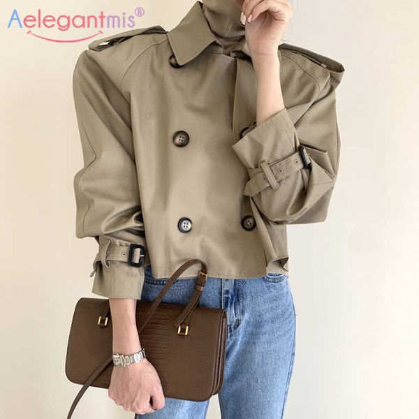aelegantmis vintage cropped trench coat women korean casual office lady outerwear fashion double breasted windbreaker streetwear 210607, Tan;black
aelegantmis vintage cropped trench coat women korean casual office lady outerwear fashion double breasted windbreaker streetwear 210607, Tan;black
