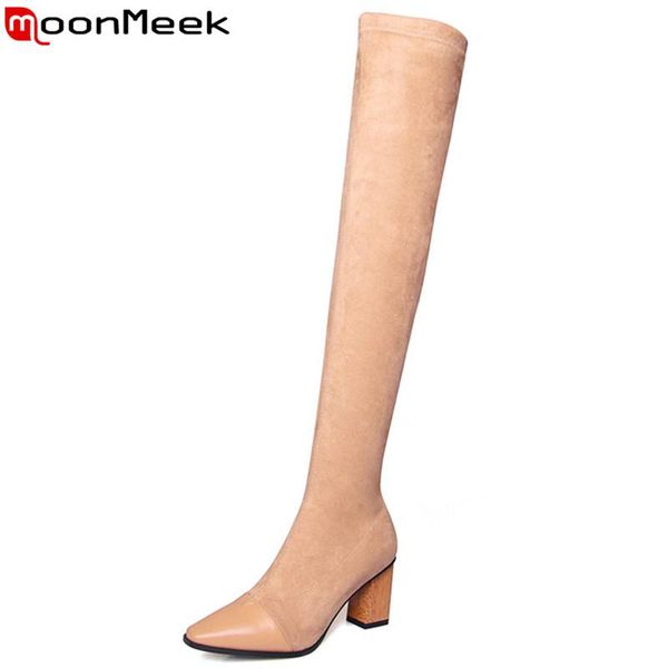 boots moonmeek big size 34-42 fashion over the knee high heels shoes women and thigh slip on autumn winter 2021, Black
boots moonmeek big size 34-42 fashion over the knee high heels shoes women and thigh slip on autumn winter 2021, Black