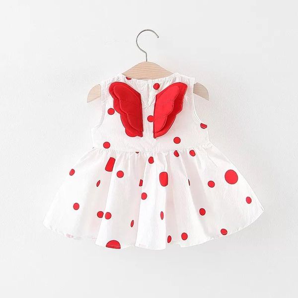 girl's dresses born infant clothes baby girl princess dress dot print wing little girls party birthday toddler kids, Red;yellow
girl's dresses born infant clothes baby girl princess dress dot print wing little girls party birthday toddler kids, Red;yellow