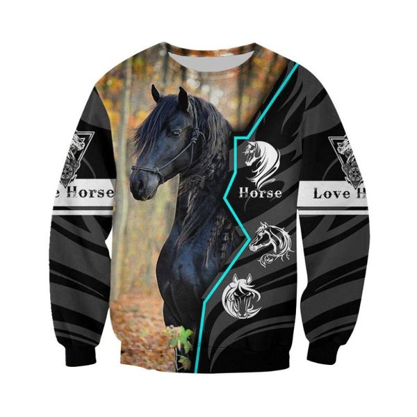men's hoodies & sweatshirts cloocl beautiful animal horse 3d printed autumn men sweatshirt casual pullovers long sleeve tracksuits su, Black
men's hoodies & sweatshirts cloocl beautiful animal horse 3d printed autumn men sweatshirt casual pullovers long sleeve tracksuits su, Black