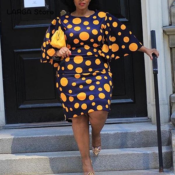 big size 4xl 5xl pencil dress for offce ladies elegant orange dot bodycon knee length half sleeve work business office casual dresses, Black;gray
big size 4xl 5xl pencil dress for offce ladies elegant orange dot bodycon knee length half sleeve work business office casual dresses, Black;gray
