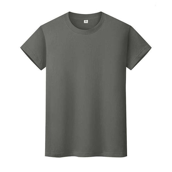 men and women round neck solid color t-shirt summer cotton bottoming short-sleeved half-sleeved upwoi, Black
men and women round neck solid color t-shirt summer cotton bottoming short-sleeved half-sleeved upwoi, Black