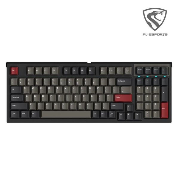 fl·esports fl980 mechanical keyboard 98-key single-mode wired fullkey switchable axis pbt keycap computer game office equipment keyboards
fl·esports fl980 mechanical keyboard 98-key single-mode wired fullkey switchable axis pbt keycap computer game office equipment keyboards