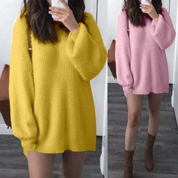 casual dresses celmia 2021 autumn sweater dress women winter loose pullover jumpers pull femme long sleeve knitted mini vestidos, Black;gray
casual dresses celmia 2021 autumn sweater dress women winter loose pullover jumpers pull femme long sleeve knitted mini vestidos, Black;gray