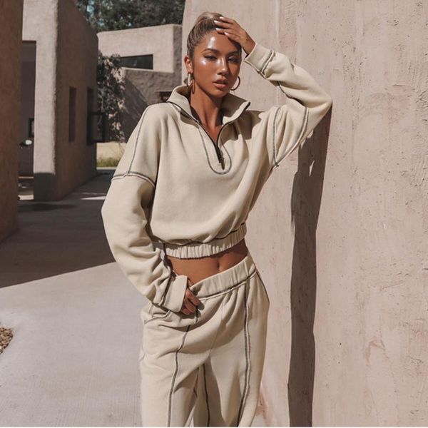 women's two piece pants women casual ourwear two-pieces sweatshirt suit long sleeve front zipper pullover and wide leg 2021 winter fash, White
women's two piece pants women casual ourwear two-pieces sweatshirt suit long sleeve front zipper pullover and wide leg 2021 winter fash, White