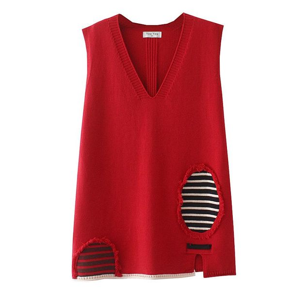 plus size t-shirt 2021 spring women sweater vest pullover fashion casual clothes sleeveless holes wool knitting /4xl, Black
plus size t-shirt 2021 spring women sweater vest pullover fashion casual clothes sleeveless holes wool knitting /4xl, Black