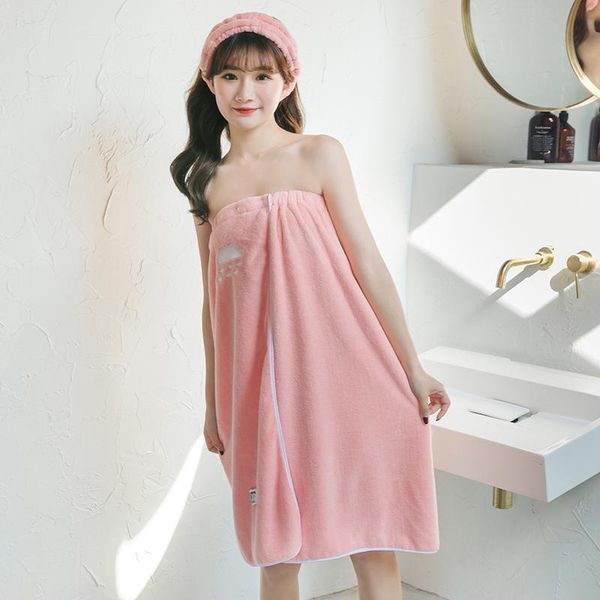 towel coral velvet suit bath (bath skirt + the same solid color headband) without hair loss, which can be worn by women b1
towel coral velvet suit bath (bath skirt + the same solid color headband) without hair loss, which can be worn by women b1