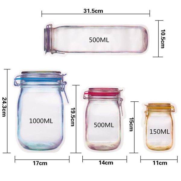 reusable mason jar bottles bags nuts candy cookies bag seal fresh storage leakproof organizer
reusable mason jar bottles bags nuts candy cookies bag seal fresh storage leakproof organizer