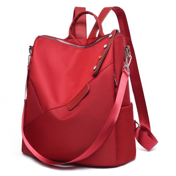 outdoor bags women's large capacity backpack casual nylon solid color school bag fashion detachable shoulder strap
outdoor bags women's large capacity backpack casual nylon solid color school bag fashion detachable shoulder strap
