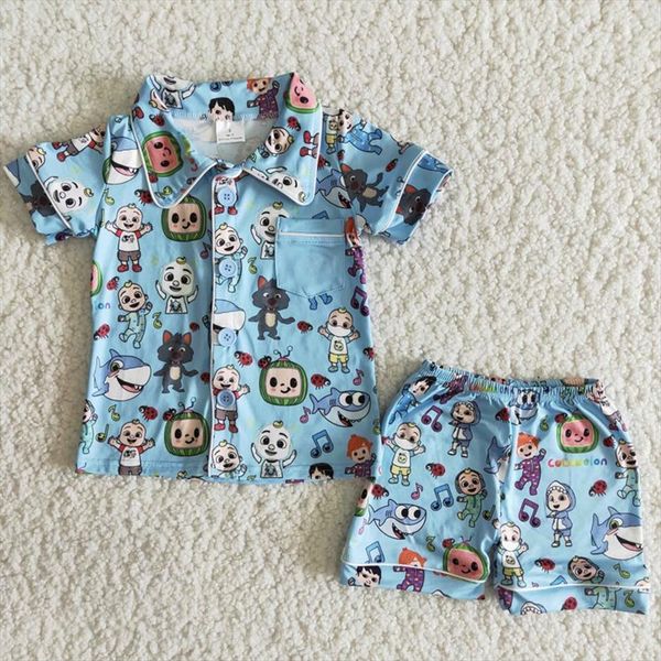 summer baby boy 2 pieces pajamas print shirt shorts cartoon short pants boutique wholesale toddler clothing outfit, White
summer baby boy 2 pieces pajamas print shirt shorts cartoon short pants boutique wholesale toddler clothing outfit, White