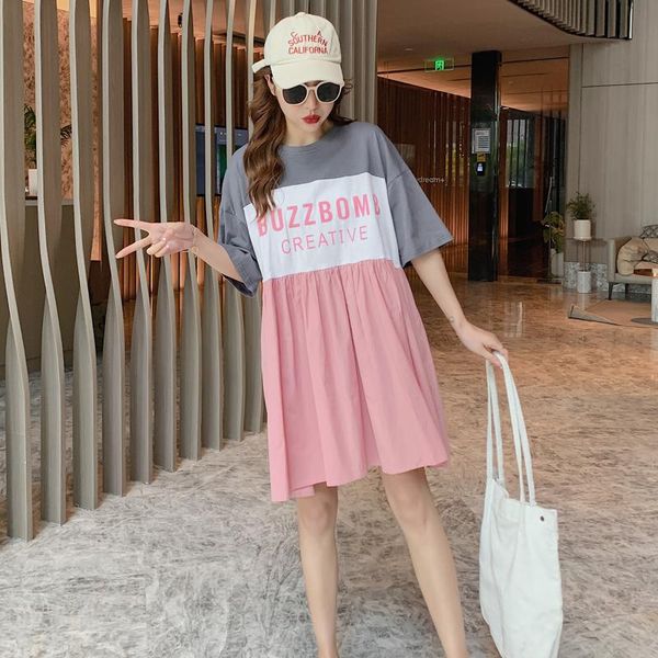 maternity dresses 2021 summer postpartum woman short sleeve nursing dress lettetrs printed block color patchwork breastfeeding, White
maternity dresses 2021 summer postpartum woman short sleeve nursing dress lettetrs printed block color patchwork breastfeeding, White