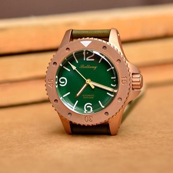 wristwatches baltany bronze diver watches men wrist montre homme 60spaneral seagull 2130 200m waterproof vintage automatic watch diving, Slivery;brown
wristwatches baltany bronze diver watches men wrist montre homme 60spaneral seagull 2130 200m waterproof vintage automatic watch diving, Slivery;brown