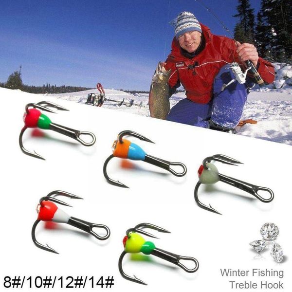 fishing hooks colorful high carbon steel baits three-jaw hook lures winter ice camping tackle outdoor v5v3
fishing hooks colorful high carbon steel baits three-jaw hook lures winter ice camping tackle outdoor v5v3