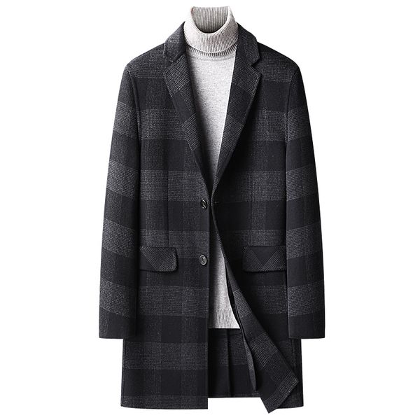 men's wool & blends new long double - sided nikko coat can be removed to relax, warm and comfortable, Black
men's wool & blends new long double - sided nikko coat can be removed to relax, warm and comfortable, Black