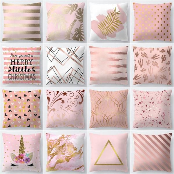 cushion/decorative pillow rose gold pink polyester case geometric nodic decorative cushion cover 45x45cm pillowcase for living room/sofa dec
cushion/decorative pillow rose gold pink polyester case geometric nodic decorative cushion cover 45x45cm pillowcase for living room/sofa dec