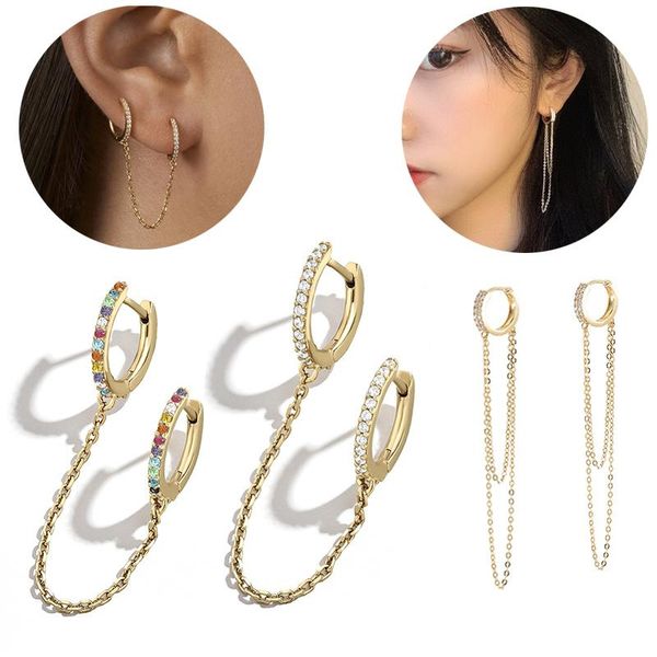 other 1pair 11.5mm long tassel cz hoop helix cartilage earring piercing daith snug rook tragus ring ear jewelry, Slivery;golden
other 1pair 11.5mm long tassel cz hoop helix cartilage earring piercing daith snug rook tragus ring ear jewelry, Slivery;golden