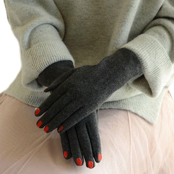 five fingers gloves 2021 fashion 1 pair womens winter faux wool touch screen embroidery nail pattern warm mittens, Blue;gray
five fingers gloves 2021 fashion 1 pair womens winter faux wool touch screen embroidery nail pattern warm mittens, Blue;gray
