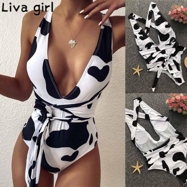 liva girl cow pattern one piece swimsuit swimwear women swimming bathing suits beach wear swim print monokini 2021 two-piece
liva girl cow pattern one piece swimsuit swimwear women swimming bathing suits beach wear swim print monokini 2021 two-piece
