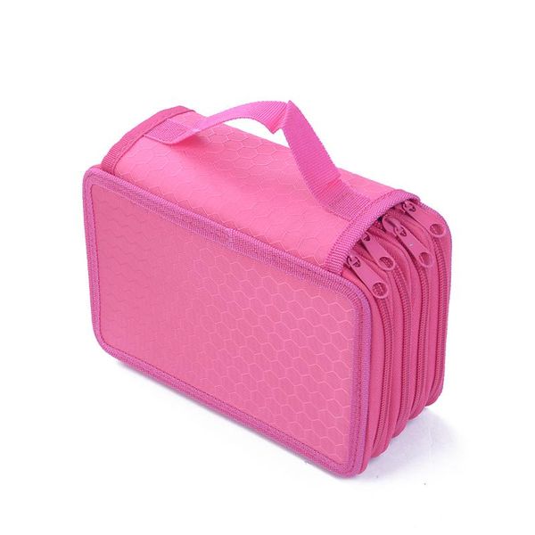 storage bags 72 slots 4 layer color pencil case large capacity oxford bag makeup organizer purple/rose pink colors
storage bags 72 slots 4 layer color pencil case large capacity oxford bag makeup organizer purple/rose pink colors