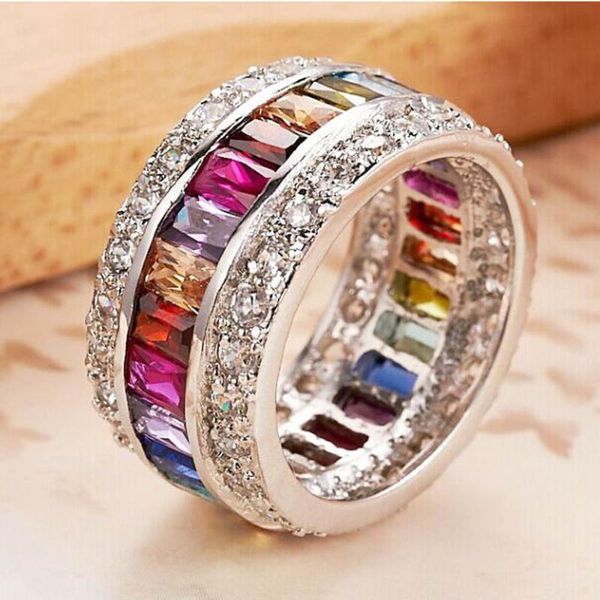 wedding rings milangir jewelry fashion princess cut 12 ct multi zircon color engagement crown party, Slivery;golden
wedding rings milangir jewelry fashion princess cut 12 ct multi zircon color engagement crown party, Slivery;golden