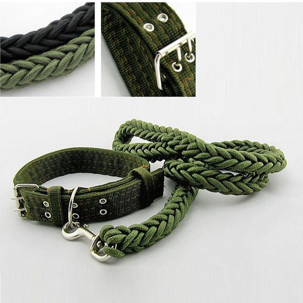 pet dog collar and leads nylon strong safety chain traction rope pets medium large dogs supplies collars & leashes
pet dog collar and leads nylon strong safety chain traction rope pets medium large dogs supplies collars & leashes