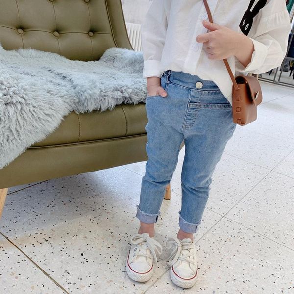 jeans toddler girl trousers 2021 spring kids casual solid denim pants korean elastic waist slim for girls baby clothes, Blue
jeans toddler girl trousers 2021 spring kids casual solid denim pants korean elastic waist slim for girls baby clothes, Blue