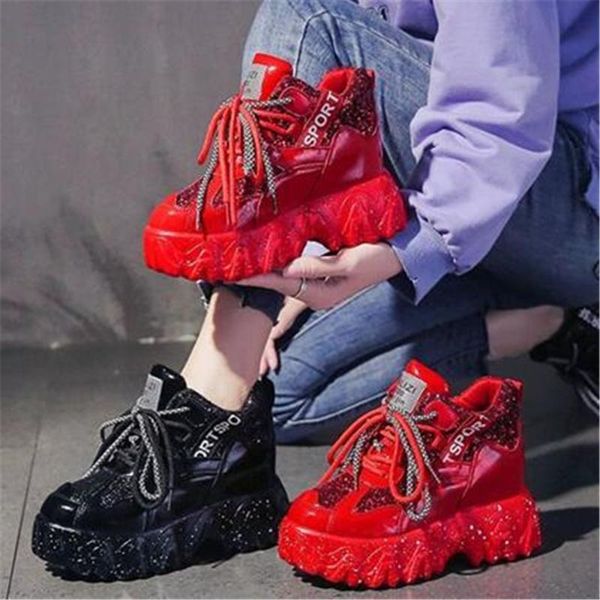 boots autumn winter lace up wedges ankle women casual bling chunky sneakers platform walking trainers dad shoes black red 35-40
boots autumn winter lace up wedges ankle women casual bling chunky sneakers platform walking trainers dad shoes black red 35-40