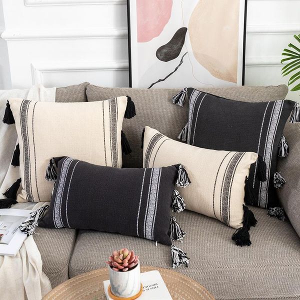 cushion/decorative pillow boho style cushion cover black ivory handmade neutral decoration 45x45cm/30x50cm for sofa bed grey diam
cushion/decorative pillow boho style cushion cover black ivory handmade neutral decoration 45x45cm/30x50cm for sofa bed grey diam