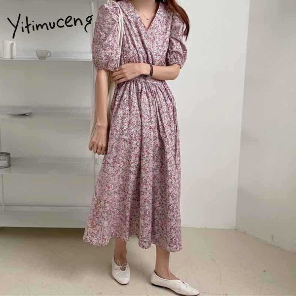yitimuceng vintage floral print dresses for women lace up boho maxi dress high waist puff sleeve sundress summer fashion 210601, Black;gray
yitimuceng vintage floral print dresses for women lace up boho maxi dress high waist puff sleeve sundress summer fashion 210601, Black;gray