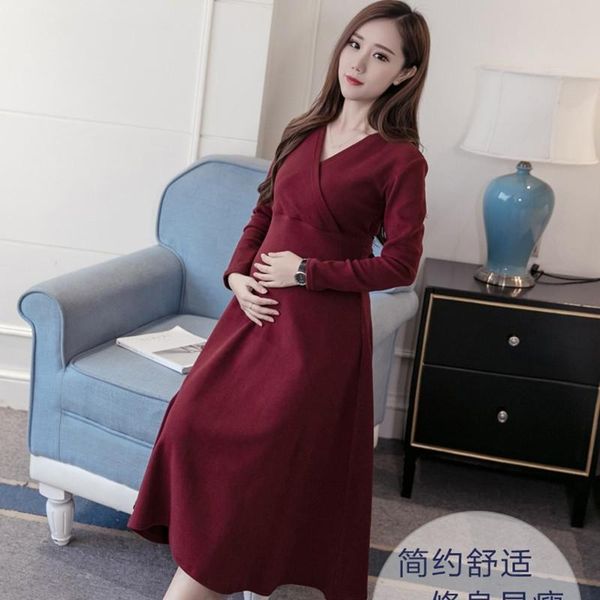 maternity dresses 2021 autumn and winter elegnant v neck women clothes for pregnant pregnancy breastfeeding nursing dress outfits, White
maternity dresses 2021 autumn and winter elegnant v neck women clothes for pregnant pregnancy breastfeeding nursing dress outfits, White