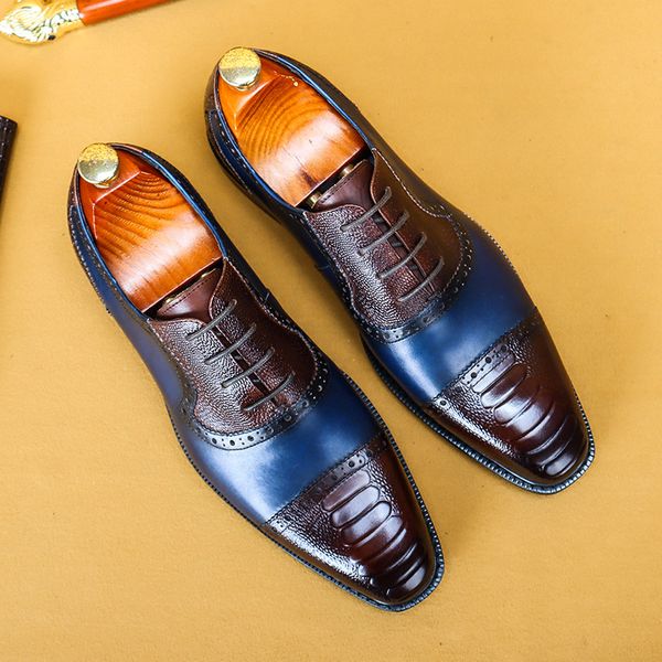 lacing genuine leather formal shoes for men wedding business brogue oxford party shoe black brown square head mens dress shoe
lacing genuine leather formal shoes for men wedding business brogue oxford party shoe black brown square head mens dress shoe