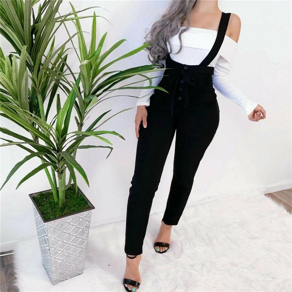 gym clothing belt rompers overalls for women dungarees oversize romper jumpsuit strap solid tracksuit harem trousers playsuit plus size, White;black
gym clothing belt rompers overalls for women dungarees oversize romper jumpsuit strap solid tracksuit harem trousers playsuit plus size, White;black