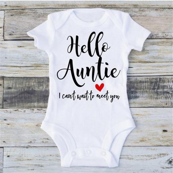 personalized aunt pregnancy announcement hello auntie baby onesie reveal to women's jumpsuits & rompers, Black;white
personalized aunt pregnancy announcement hello auntie baby onesie reveal to women's jumpsuits & rompers, Black;white