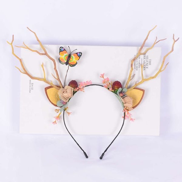 headband butterfly branch performance elk headdress lovely fairy luminous antler hairband, Black;brown
headband butterfly branch performance elk headdress lovely fairy luminous antler hairband, Black;brown